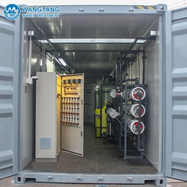 100TPD Industrial Reverse Osmosis Brackish Water Purifying Equipment WY-BW-100