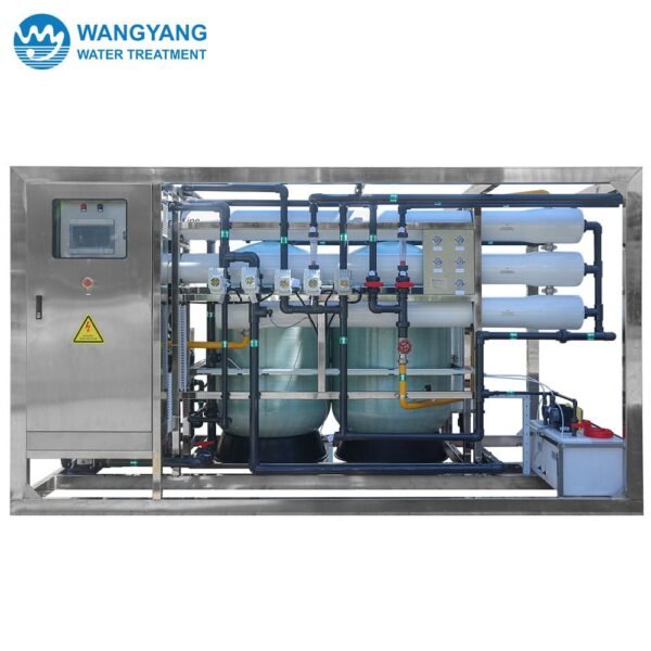 120TPD RO Brackish Water Desalination System For Island Hotels WY-BW-120