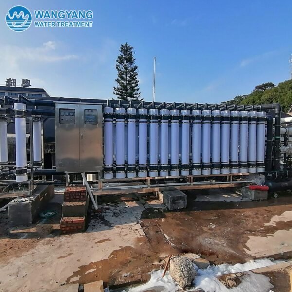 2400TPD Industrial Ultrafiltration Water Treatment Systems WY-UF-2400