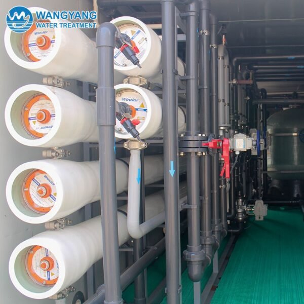 240TPD Double Pass RO Reverse Osmosis Brackish Water Desalination Equipment For Drinking Water WY-BW-240-2 - Image 2