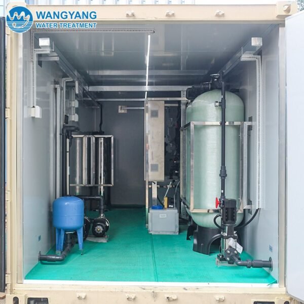 48TPD Containerized Brackish Water Borehole Desalination RO Plant WY-BW-48