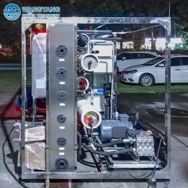 50TPD Automatic Two-stage RO Seawater Dealination Plant WY-FSHB-50-2 - Image 2