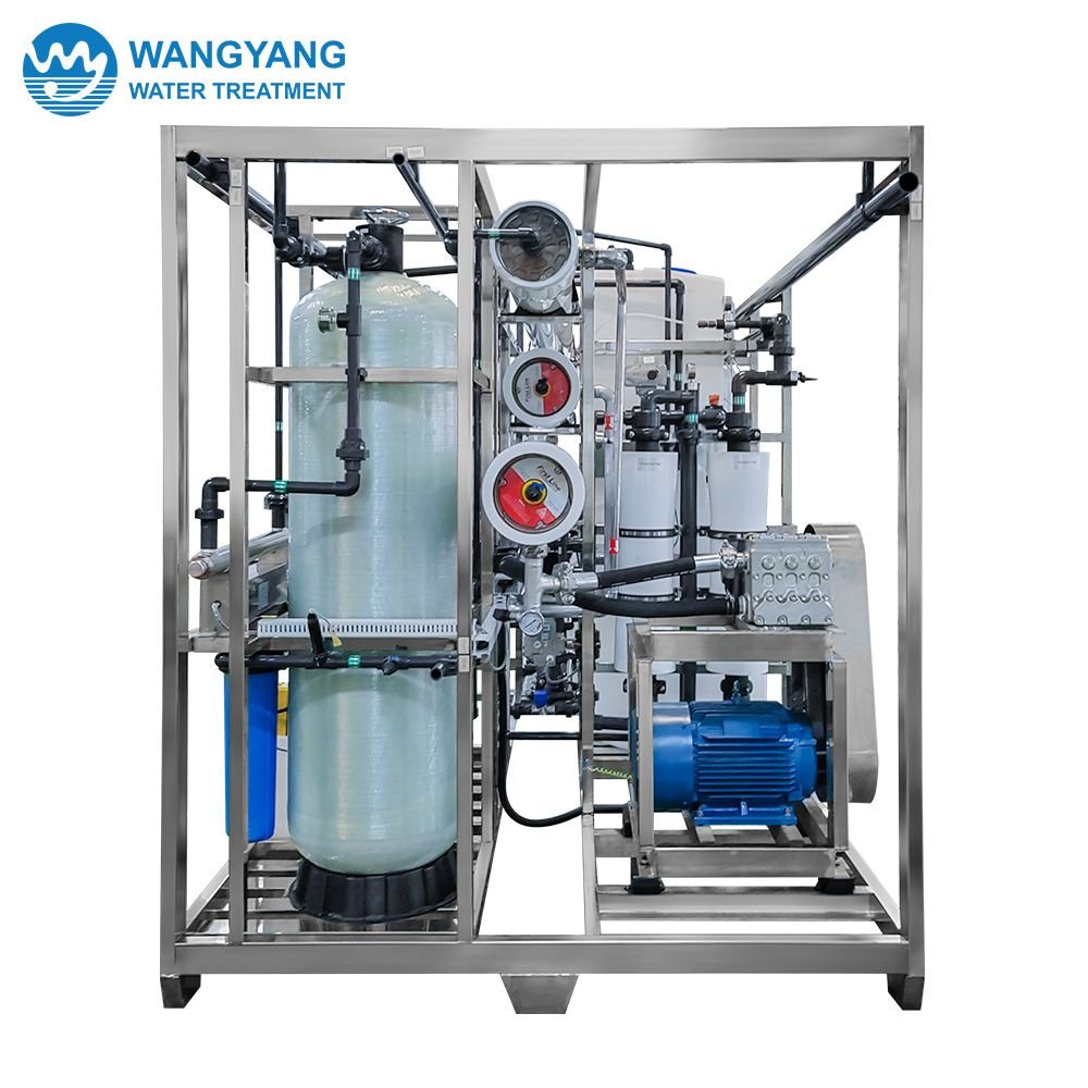 50TPD Automatic Two-stage RO Seawater Dealination Plant WY-FSHB-50-2 - Image 5