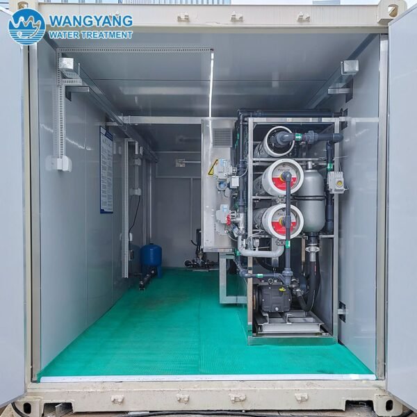 50TPD Container Type Seawater RO Desalination Equipment WY-SW-50
