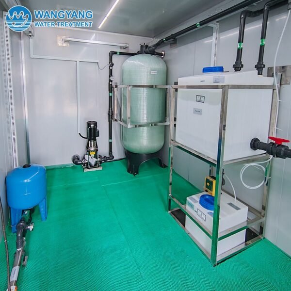 50TPD Container Type Seawater RO Desalination Equipment WY-SW-50 - Image 3