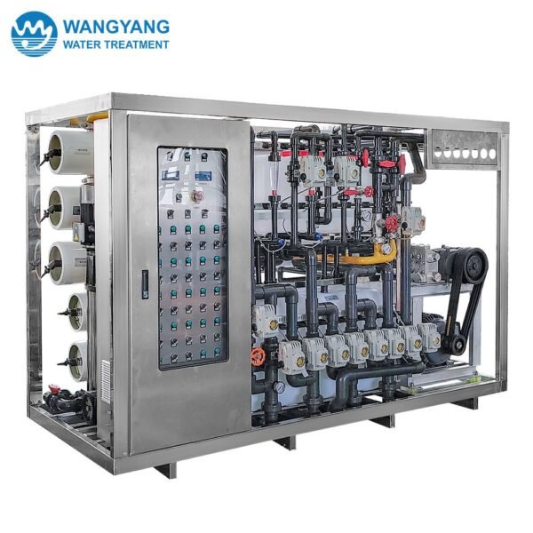 72TPD Automatic Double RO System Seawater Desalination Plant WY-FSHB-72-2