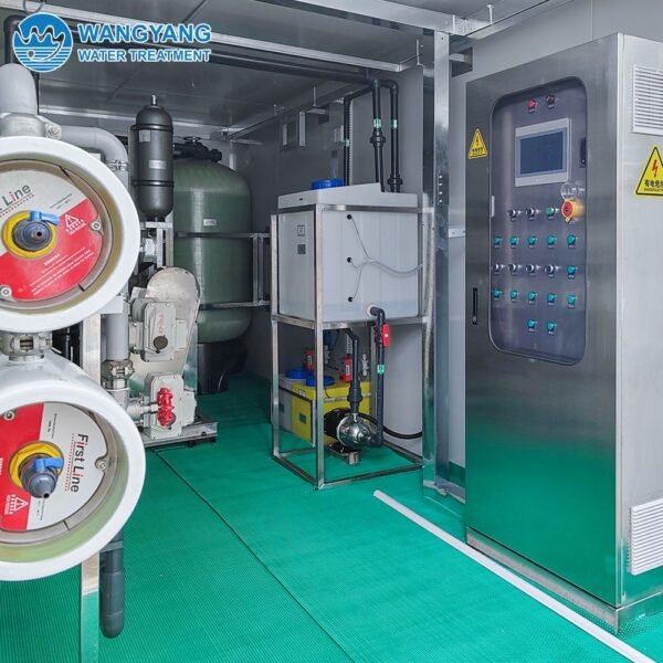 96TPD Container Type RO Seawater Desalination Plant WY-SW-96 - Image 4