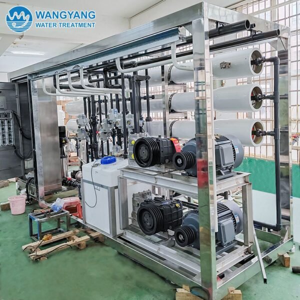 96TPD Double Pass RO Seawater Desalination System For Ship WY-FSHB-96-2