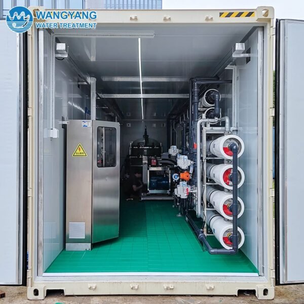 144TPD Container Type Reverse Osmosis Seawater Desalination Equipment WY-SW-144