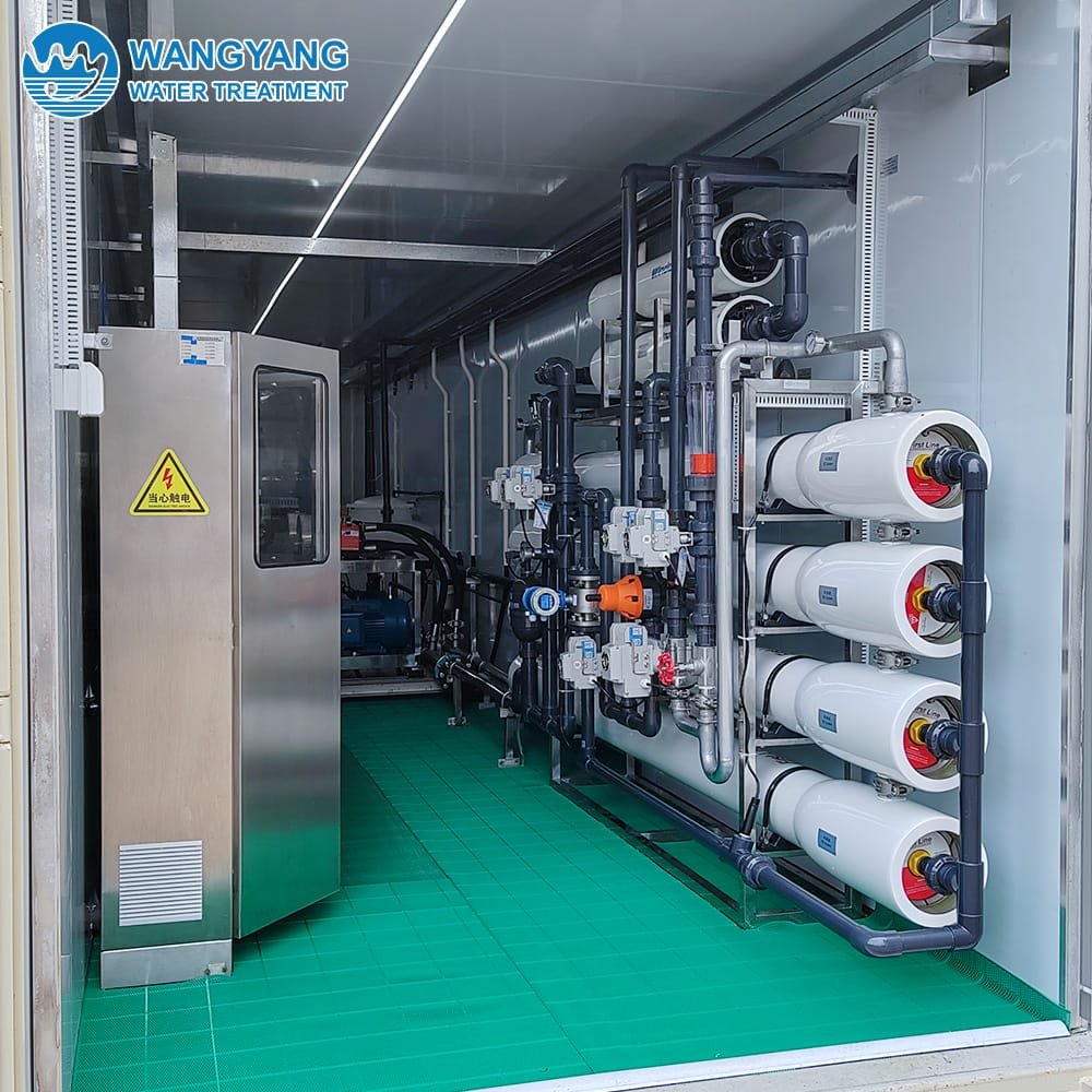 144TPD Container Type Reverse Osmosis Seawater Desalination Equipment WY-SW-144 - Image 2